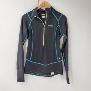 Columbia Omni-Wick Advanced Evaporation‎ Titanium Black Sweatshirt Womens SP